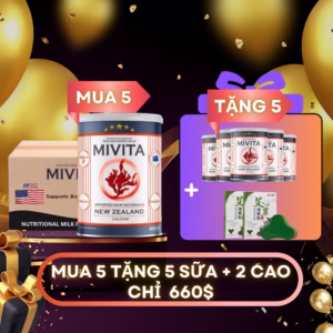 Combo 2: Buy 5 tặng 5 hộp - Tổng 10 hộp