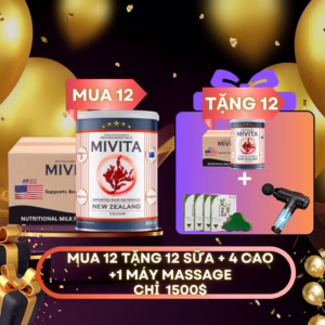 Buy 1 thùng 12 hộp + tặng 12 hộp - Tổng 24 hộp