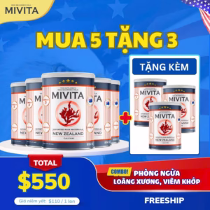 Combo 2: Buy 5 tặng 3 hộp - Tổng 8 hộp