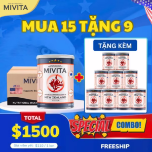 Buy 1 thùng 15 hộp + tặng 9 hộp - Tổng 24 hộp